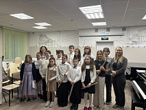 Концерт класса преподавателя Поповой П.О. в ДМШ им. М.Л. Ростроповича